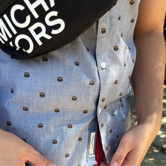 ORIGINAL PENGUIN MEN MUNSING WEAR HAMBURGER BUTTON DOWN SHIRT HERITAGE SLIM FIT - Picture 13 of 16